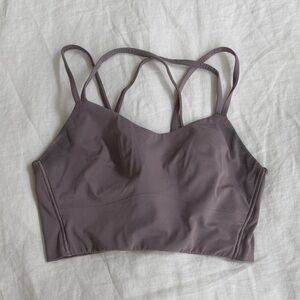 Lululemon longline cloud bra in lavender